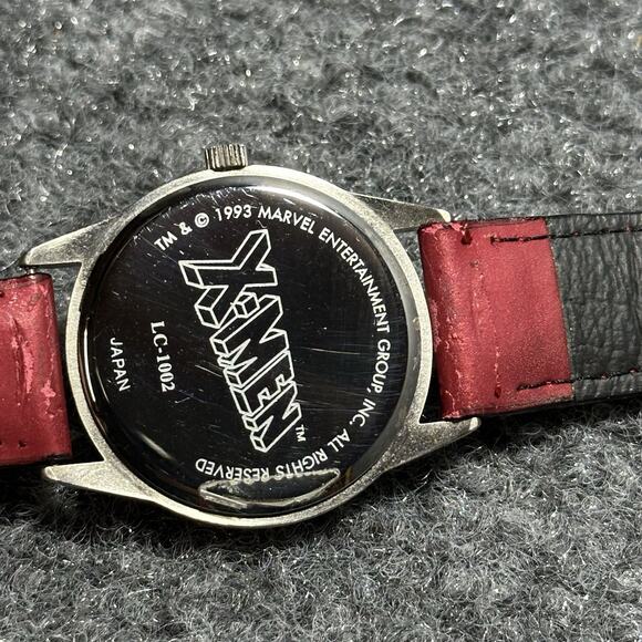 Vtg Marvel Comics 1993 JAPAN X-men STORM Wrist Watch Red Hong Kong LC-1002 RARE